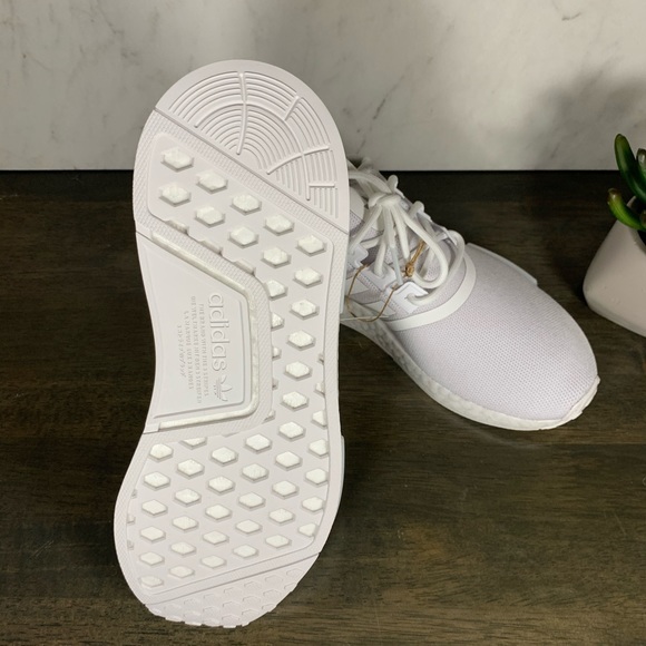 adidas NMD R1 Primeblue Triple White - Picture 8 of 8